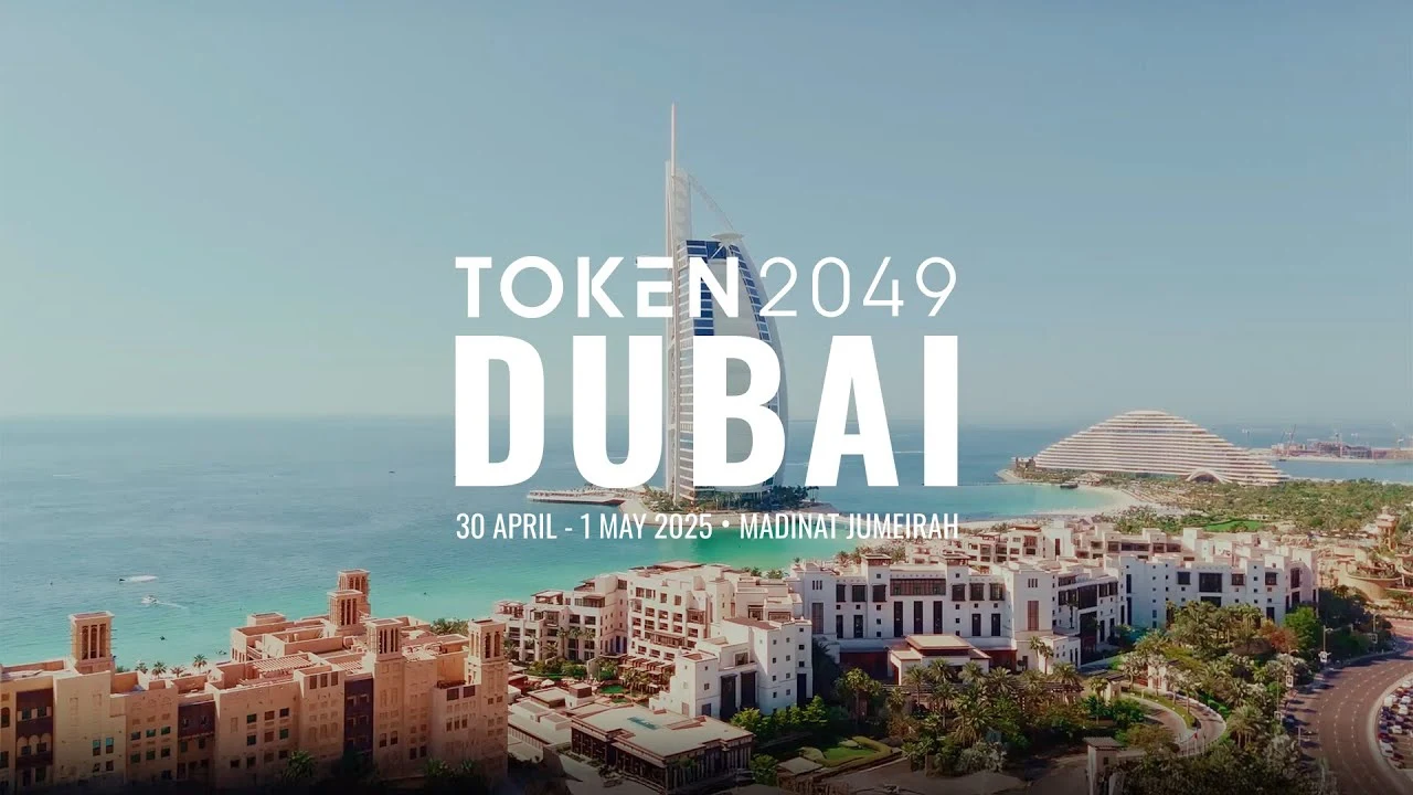 TOKEN2049 promo film. Design and branding work seen in context.